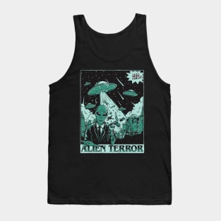 Alien Terror - Bad News Alien Attacks the City Tank Top